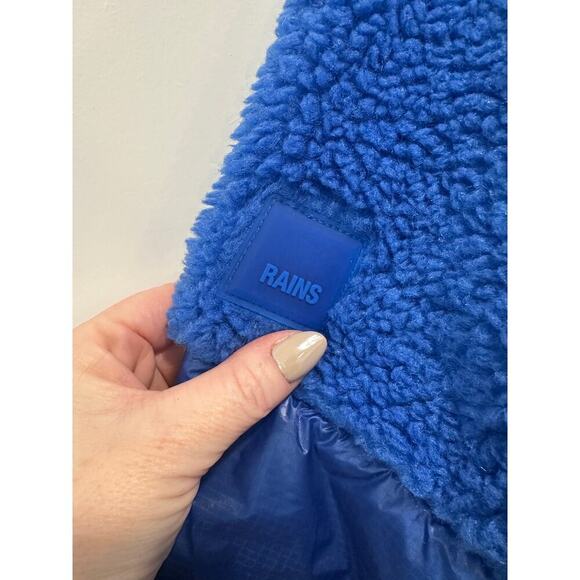 Rains x Free People Kofu Fleece Bomber Jacket - Picture 6 of 10